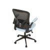 Kancelářská židle, houpací mechanismus, modrá, KA-V317 BLUE (Barva Modrá)