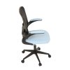 Kancelářská židle, houpací mechanismus, modrá, KA-V317 BLUE (Barva Modrá)
