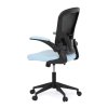 Kancelářská židle, houpací mechanismus, modrá, KA-V317 BLUE (Barva Modrá)