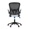 Kancelářská židle, houpací mechanismus, modrá, KA-V317 BLUE (Barva Modrá)