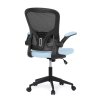 Kancelářská židle, houpací mechanismus, modrá, KA-V317 BLUE (Barva Modrá)