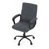 Kancelářské křeslo, houpací mechanismus, černá látka, KA-Y391 BK2 (Barva Hnědá)