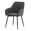 Jídelní židle, šedá, látka, DCL-221 GREY2 (Barva Šedá)