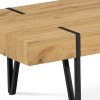 Konferenční stolek 110x60x42cm, mdf, divoký dub, AHG-233 OAK (Barva Černá)
