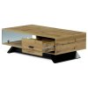 Konferenční stolek 110x60cm, mdf, divoký dub, AHG-647 OAK (Barva Přírodní)