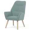 Relaxační křeslo, modrá, látka, AK-312 BLUE2
