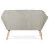 Dvoumístná pohovka, šedá, látka, AK-322 GREY2 (Barva Šedá)