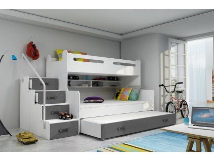 postel max 3 grafit s pristylkou