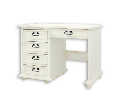 54012 1 rustikalni psaci stul white home bik02