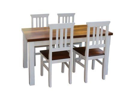 bily jidelni set