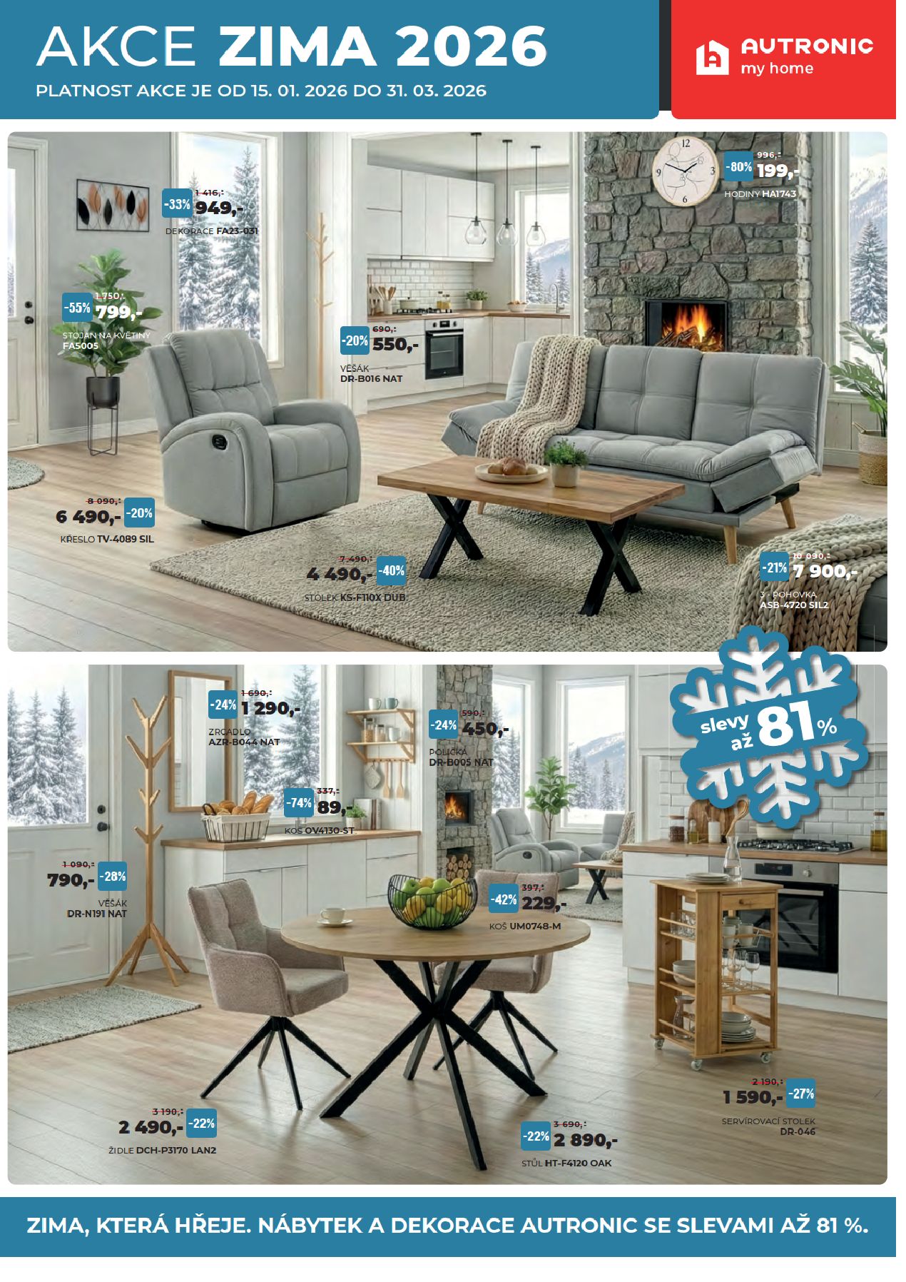 Akční nabídka ZIMA 2026