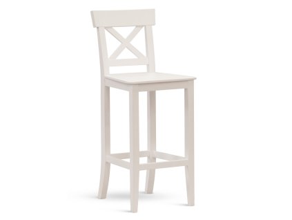 Židle HOKER bar (KOSTRA bílá, Sedák pevný sedák)