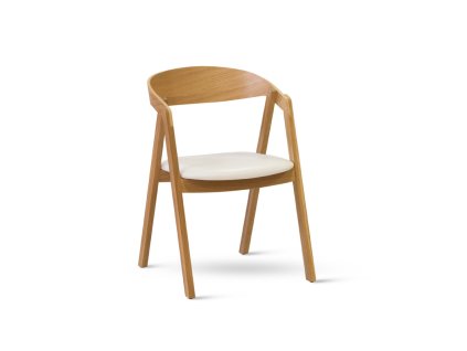 Křesílko GURU dub látka (KOSTRA dub, Sedák geneza soft F69 beige)