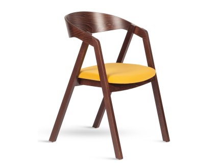 Křesílko GURU tm. hnědá látka (KOSTRA tm.hnědá, Sedák lux 6 antracit)