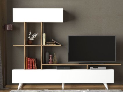 violet tv unitesi beyaz ceviz 1