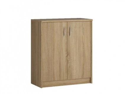 Komoda dub sonoma  – moderní komoda s policemi