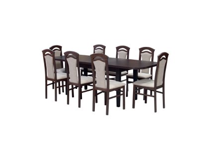 Stůl Maxi Forte (Délka stolu 160, KOSTRA buk, Rozklad 70)