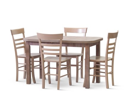 Židle SIENA masiv (KOSTRA tm.hnědá)