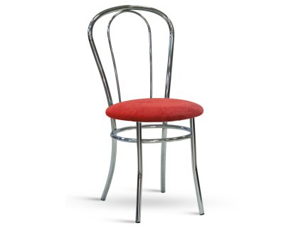 Židle BISTRO (KOSTRA chrom, Sedák geneza soft F58 antracite)