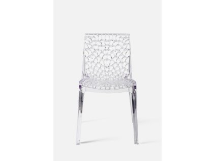 Židle GRUVYER (KOSTRA polykarbonát transparente)