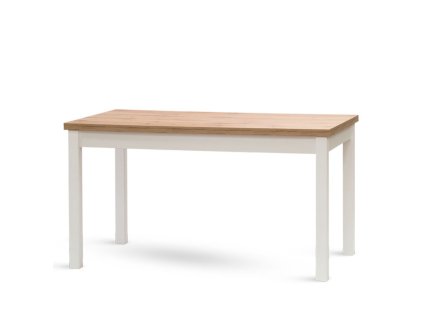 Stůl W21 (Délka stolu 160, KOSTRA dub wotan-bílá, Rozklad 40)