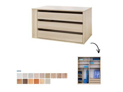 FLEXI D – bezúchytový kontejner do skříně FLEXI