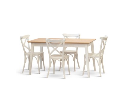 Stůl Y25 variant (Délka stolu 160, KOSTRA olše-černá, Rozklad 0)