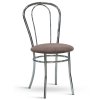 Židle BISTRO (KOSTRA chrom, Sedák geneza soft F58 antracite)