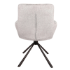 Otočné křesílko HENDI světle šedá