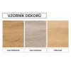 Dvoudveřový botník D14 vzorník