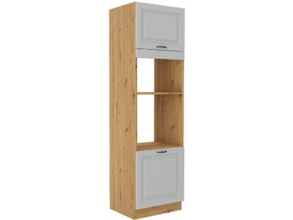 Skříň pro troubu a mikrovlnnou troubu STELLA 48 (60 cm) bílý mat