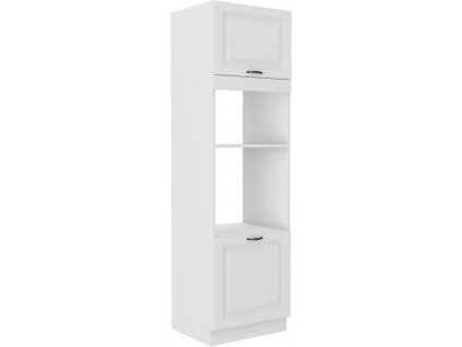Skříň pro troubu a mikrovlnnou troubu STELLA 48 (60 cm) bílý mat / bílá