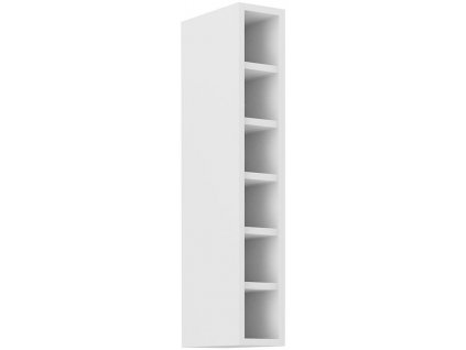 Horní otevřená skříňka LUNY 49 (15 / 90 cm) bílá