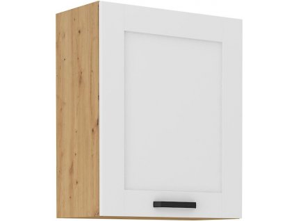 Horní skříňka LUNY 13 (60 / 72 cm) bílá / dub artisan