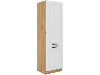 Skříň pro lednici LUNY 46 (60 cm) bílá / dub artisan