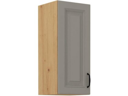 Horní skříňka STELLA 18 (30 / 72 cm) claygrey / dub artisan
