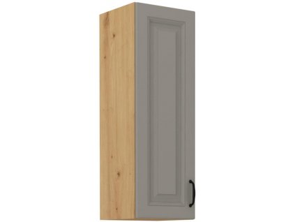 Horní skříňka STELLA 43 (40 / 90 cm) claygrey / dub artisan