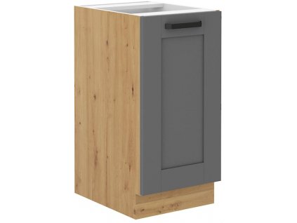 Dolní skříňka LUNY 11 (40 cm) dustgrey / dub artisan