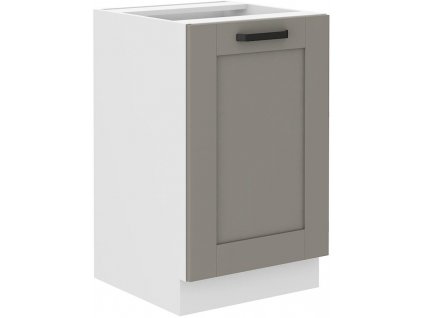 Dolní skříňka dřezová LUNY 10 (50 cm) claygrey / bílá