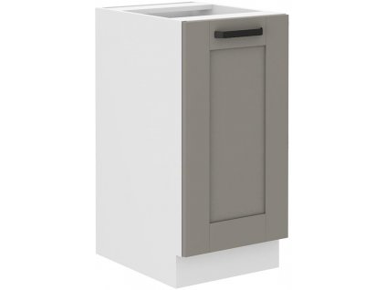 Dolní skříňka LUNY 11 (40 cm) claygrey / bílá