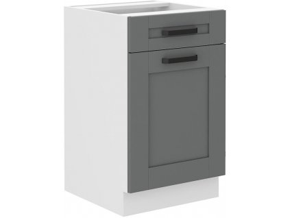 Dolní skříňka LUNY 9 (50 cm) dustgrey / bílá