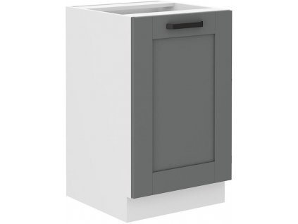 Dolní skříňka dřezová LUNY 10 (50 cm) dustgrey / bílá