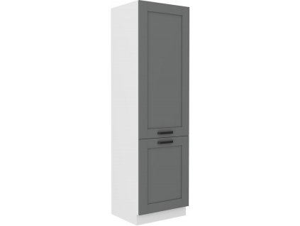Skříň pro lednici LUNY 46 (60 cm) dustgrey / bílá