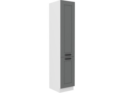 Potravinová skříň LUNY 47 (40 cm) dustgrey / bílá