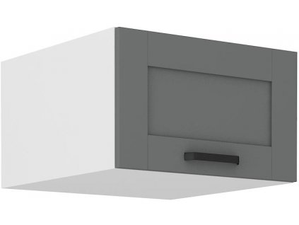 Horní skříňka nad skříň LUNY 53 (60 / 36 cm) dustgrey / bílá