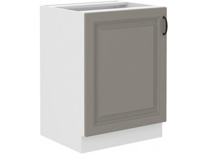 Dolní skříňka STELLA 6 (60 cm) claygrey / bílá