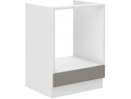 Dolní skříňka pro troubu STELLA 8 (60 cm) claygrey / bílá