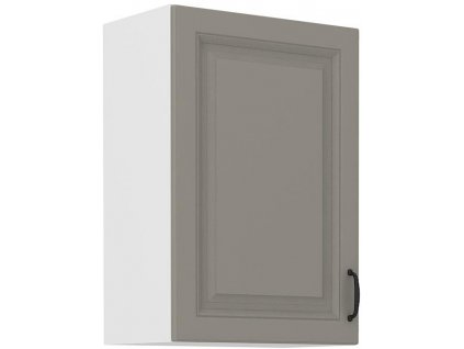 Horní skříňka STELLA 14 (50 / 72 cm) claygrey / bílá