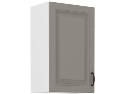 Horní skříňka STELLA 15 (45 / 72 cm) claygrey / bílá