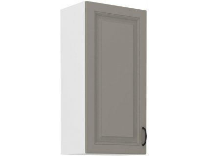 Horní skříňka STELLA 42 (45 / 90 cm) claygrey / bílá